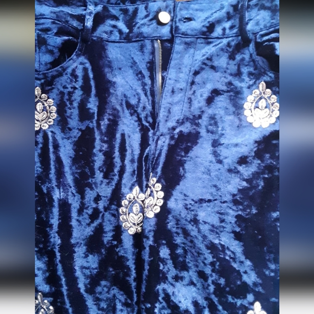Lenni velvet sequin pants - Picture 5 of 7